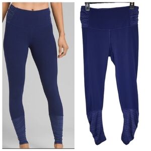 Prana Selwyn 7/8 Leggings. Anchor Blue. Women's size medium.